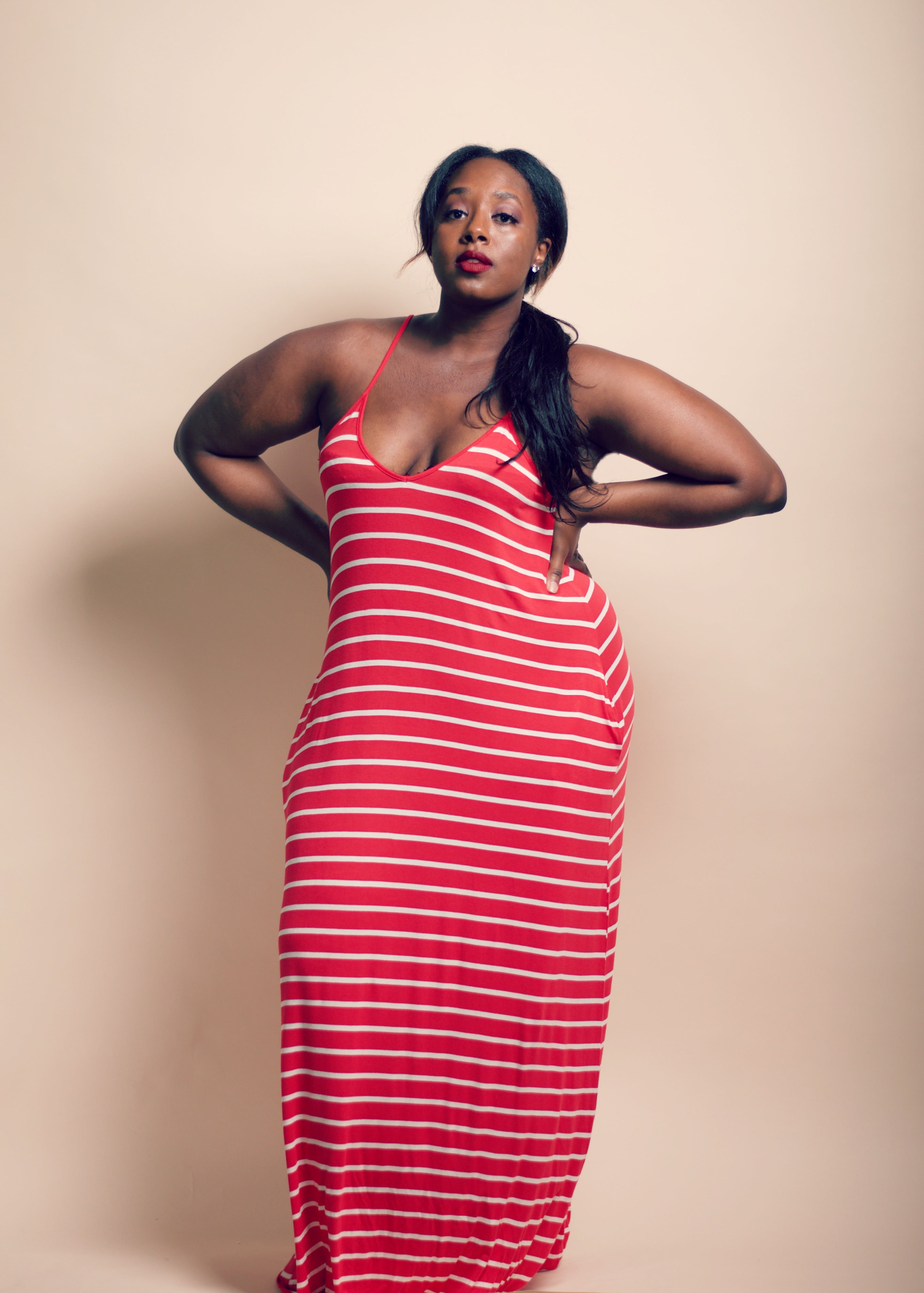 Red Stripe Dress